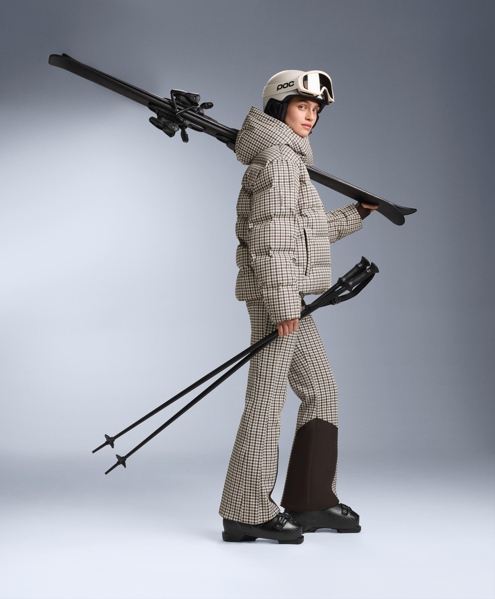 OYSHO Водонепроницаемые эластичные брюки SKI с высокой посадкой, норка