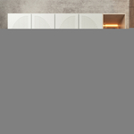 Шкаф Агератум МДФ четырехсекционный с стеллажом Лайн керамика (0,27) А10032 матовая - Дуб Сонома 3025  240*45*260