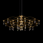 Подвесная светодиодная люстра Loft It Mira 10586/900 Gold Asfour