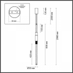 Подвесной светильник Odeon Light Marmi 4360/14L