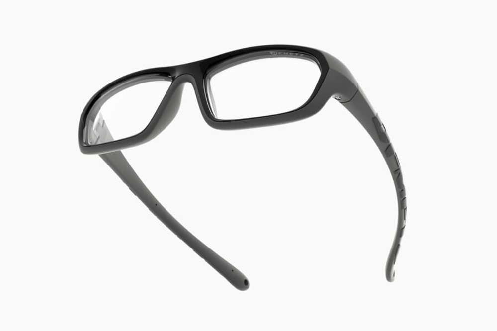 Спортивные очки с диоптриями Demetz Softness R / Grey / Black Colorless Cat.0