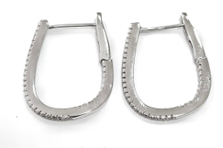 Ювелирные серьги из серебра