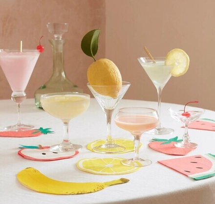 Салфетки "Клубника" 16 шт. (10 х 15 см)