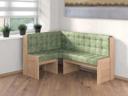 Угловая скамья Квадро дуб сонома/Мохито
