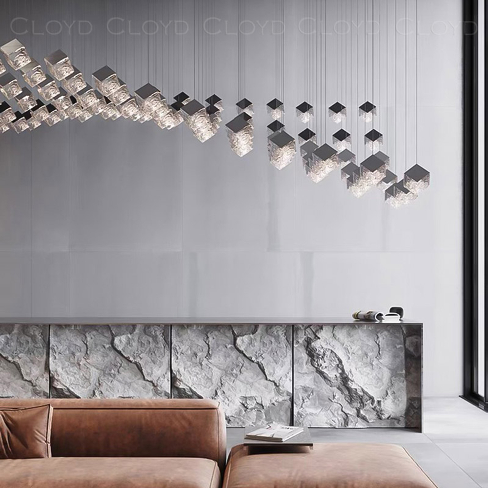 Подвесной светильник Cloyd CUBIT P1 / хром (арт.11046)