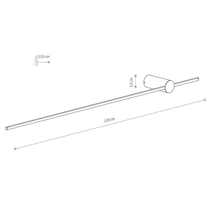 Настенный светильник Nowodvorski Saber Led Silk Olive L White 11588