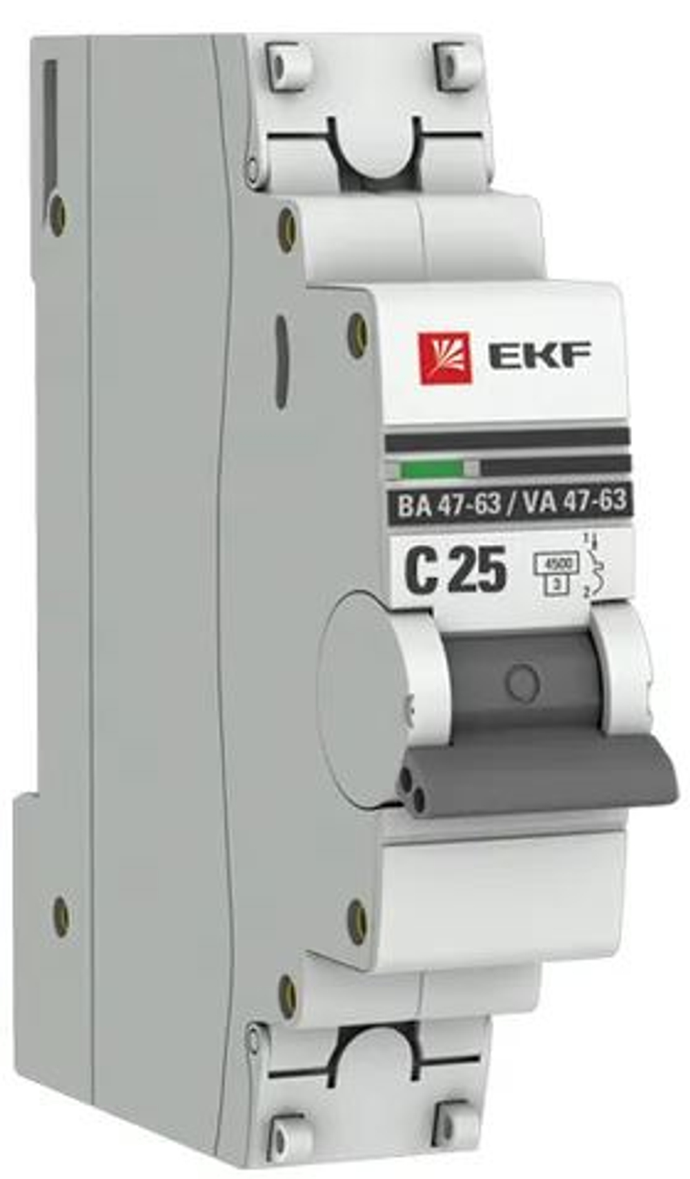 Выключатель автоматический модульный 4П 25А  4.5кА BA 47-63 PROxima EKF