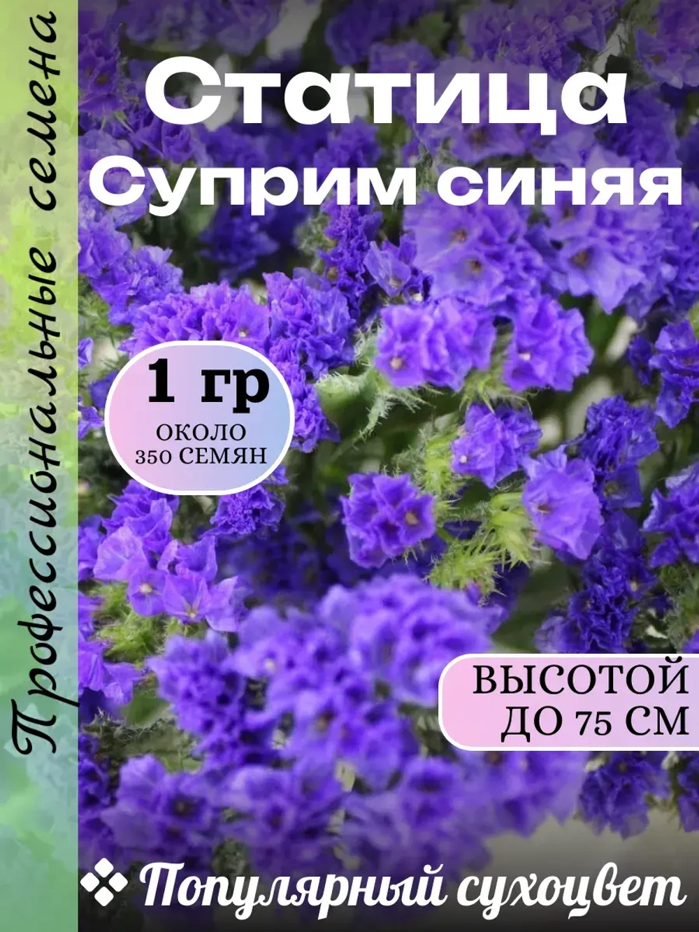 Семена Статица Суприм синяя 1 грамм