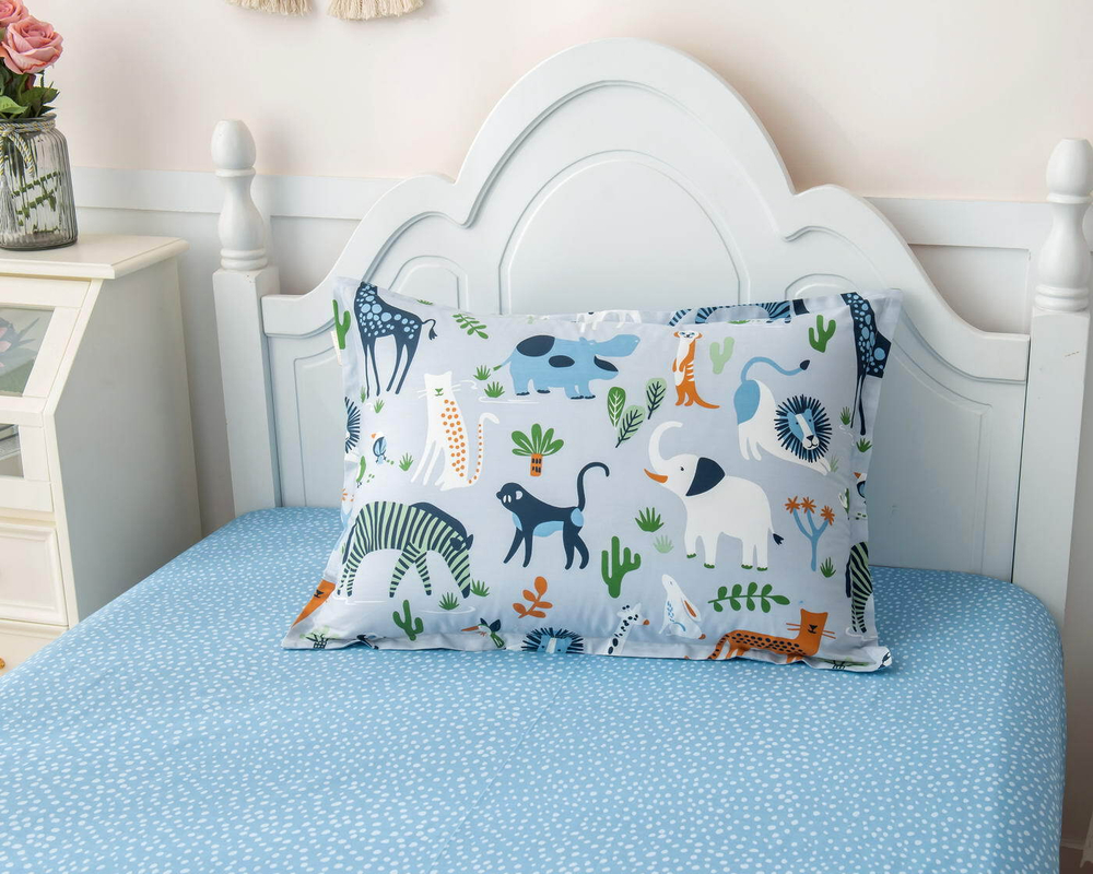 Детское постельное белье Sofi De MarkO Саванна синее