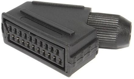 Разъем SCART "гн" пластик на кабель