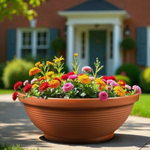 Кашпо "Клумба" 53л D=64,5см, H=24,3см (терракотовый)