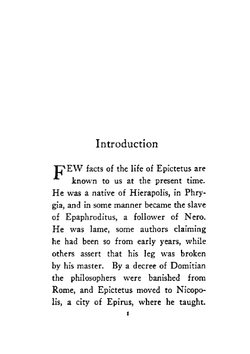 Discourse of Epictetus. Selections | Epictetus