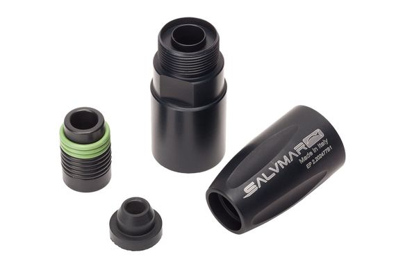 Надульник облегченный вакуумный алюминиевый Salvimar (ствол 13 мм гарпун 7 мм)