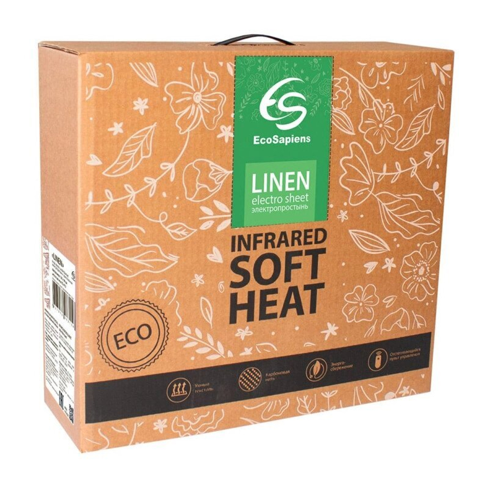 ЭЛЕКТРОПРОСТЫНЬ ECOSAPIENS LINEN 150Х90 СМ