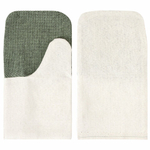 Рукавицы хлопчатобумажные, КОМПЛЕКТ 5 ПАР, плотность 380 г/м2, брезентовый огнеупорный наладонник, LAIMA