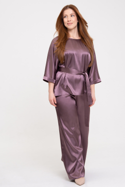 Туника 4728За, коричневый #270Кор204728За