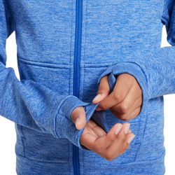 Кофта для мальчика теннисная Nike Therma-FIT Multi+ Full-Zip Training Hoodie - небесный