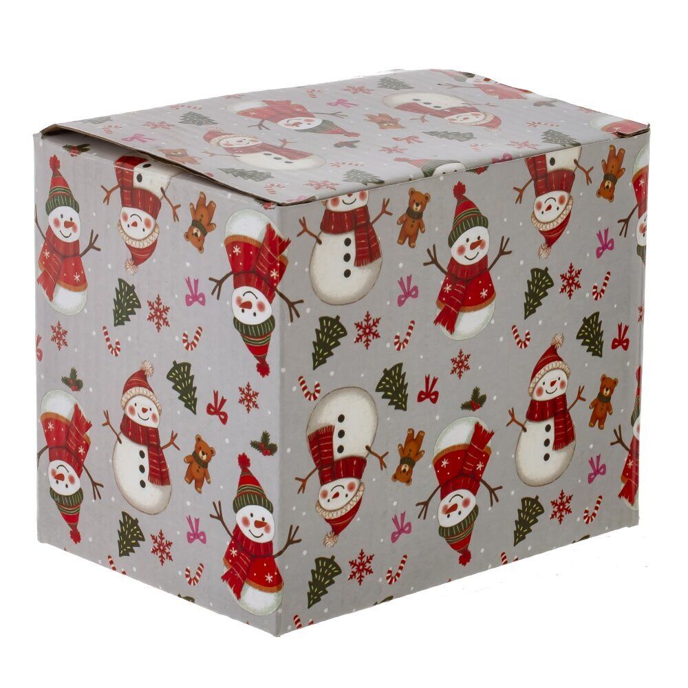 GAEM Кружка "Лесные снеговики",, 450 мл, L13 W9 H10,5 см