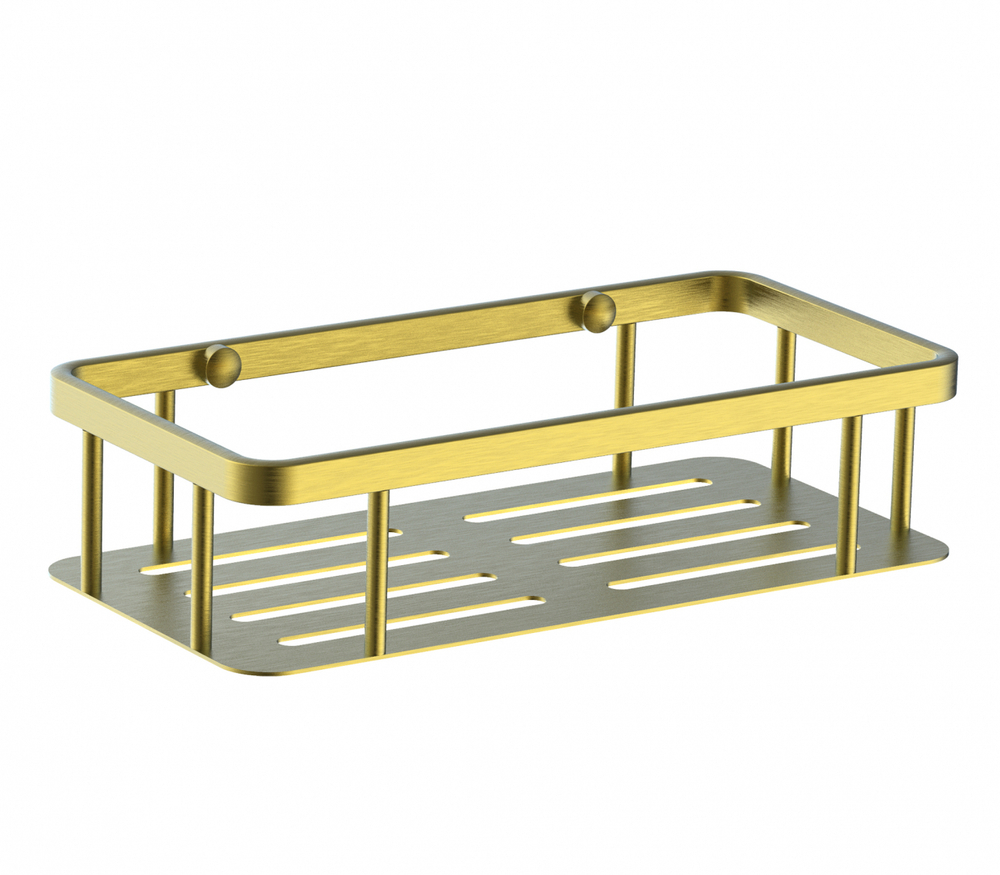 Полка для ванной WONZON & WOGHAND, Брашированное золото (WW-4131-BG)
