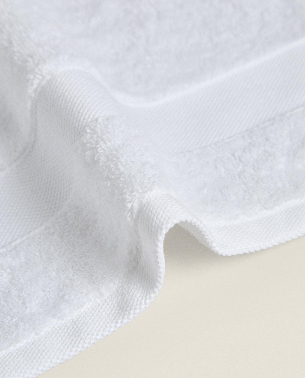 Zara Home - Хлопковое банное полотенце премиум-класса (600 г / м2), белый, 30х50 см