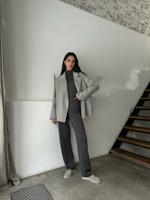 Пальто укороченное LORENA, серый