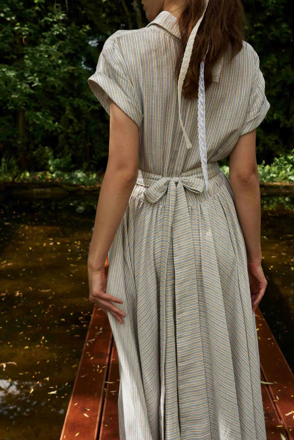 Платье-рубашка с поясом