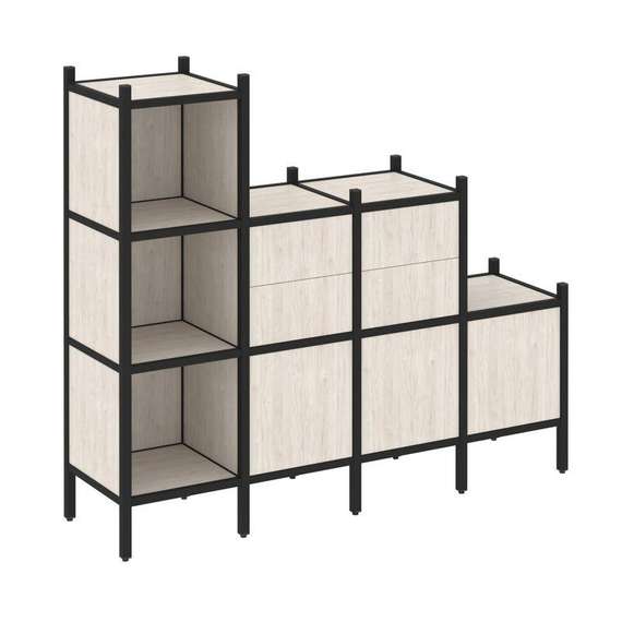 Лофт Прямой стеллаж VR.L-17  1694*446*1458