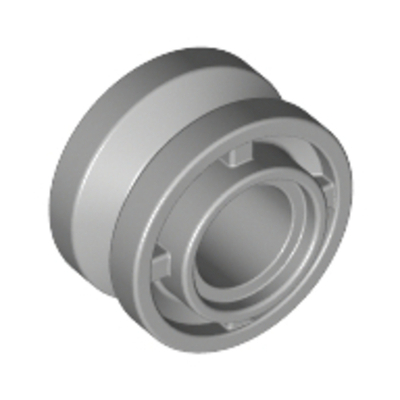 Lego Колесо 11x8 с центральной канавкой (светло-серый) 42610 / 4211758