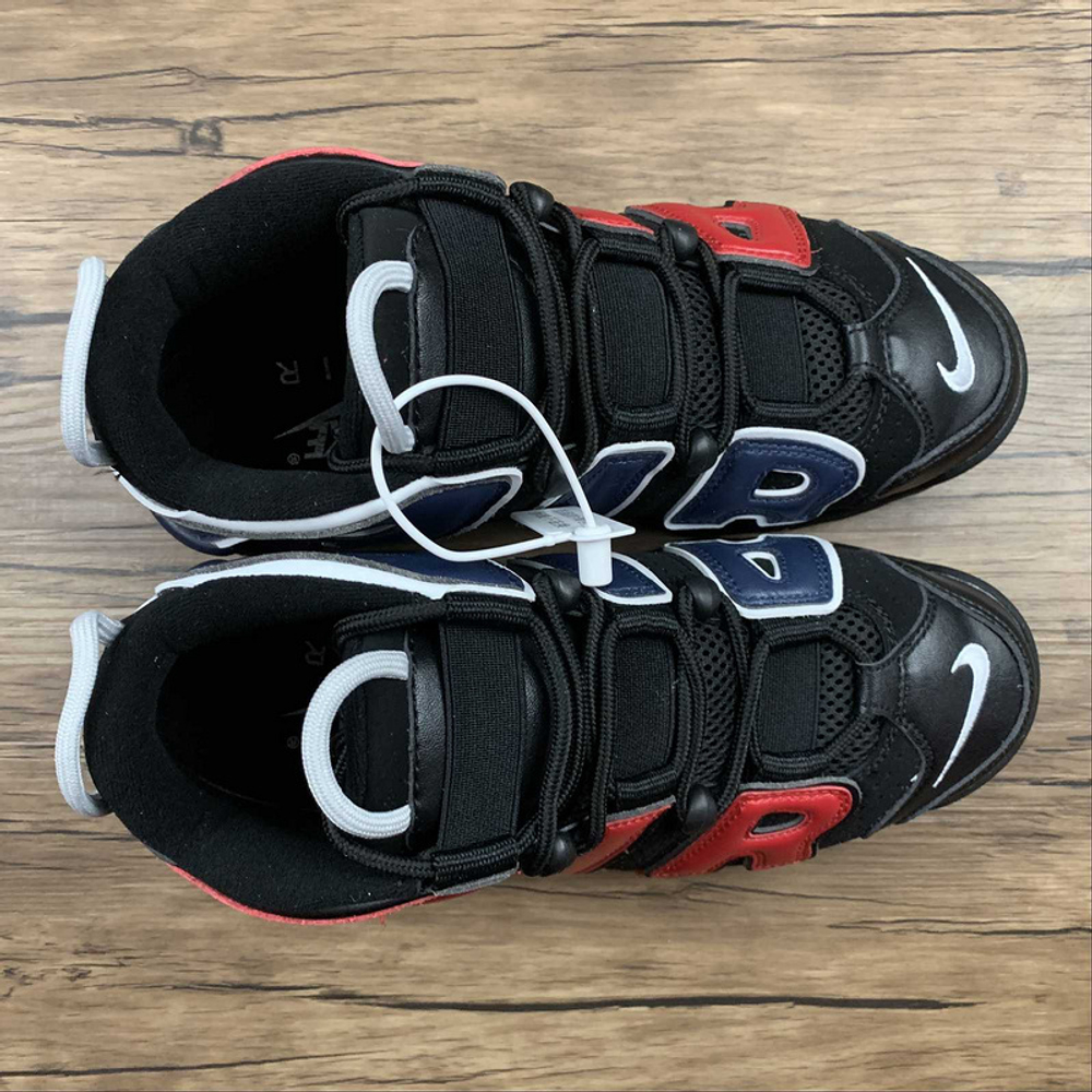 Air more uptempo 96 black/white/laser crimson 2025