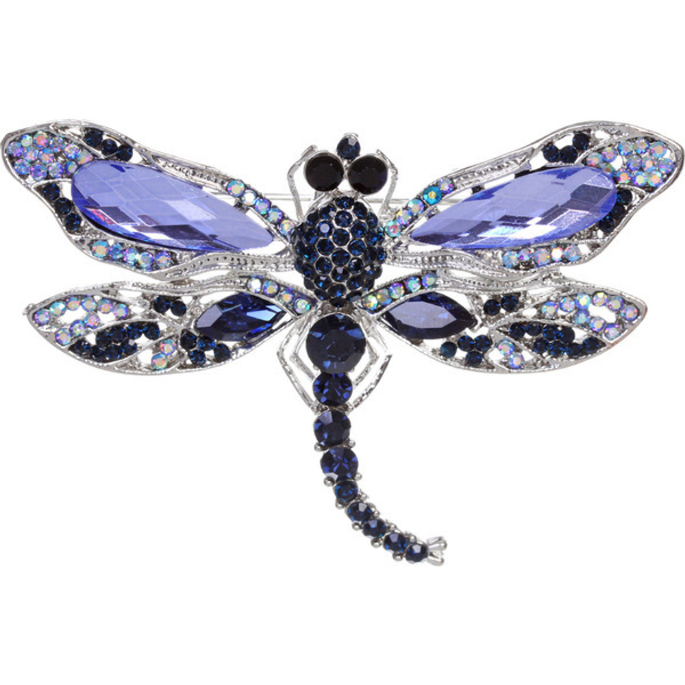 Брошь «KLEVER SHOP», Стрекоза, цвет как на фото, 7*5см (символ Перерождения)