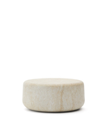 Цементный столик Drasi с отделкой под травертин Ø90 см