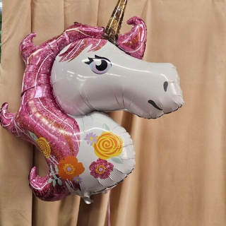 Шар с гелием " Розовый Единорог " 41