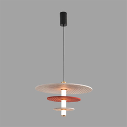 8296/11AL LEDIO LN26 365 черный/бежевый/бурый, металл/фетр/акрил Подвес LED 11W 3000K 220V FELTA