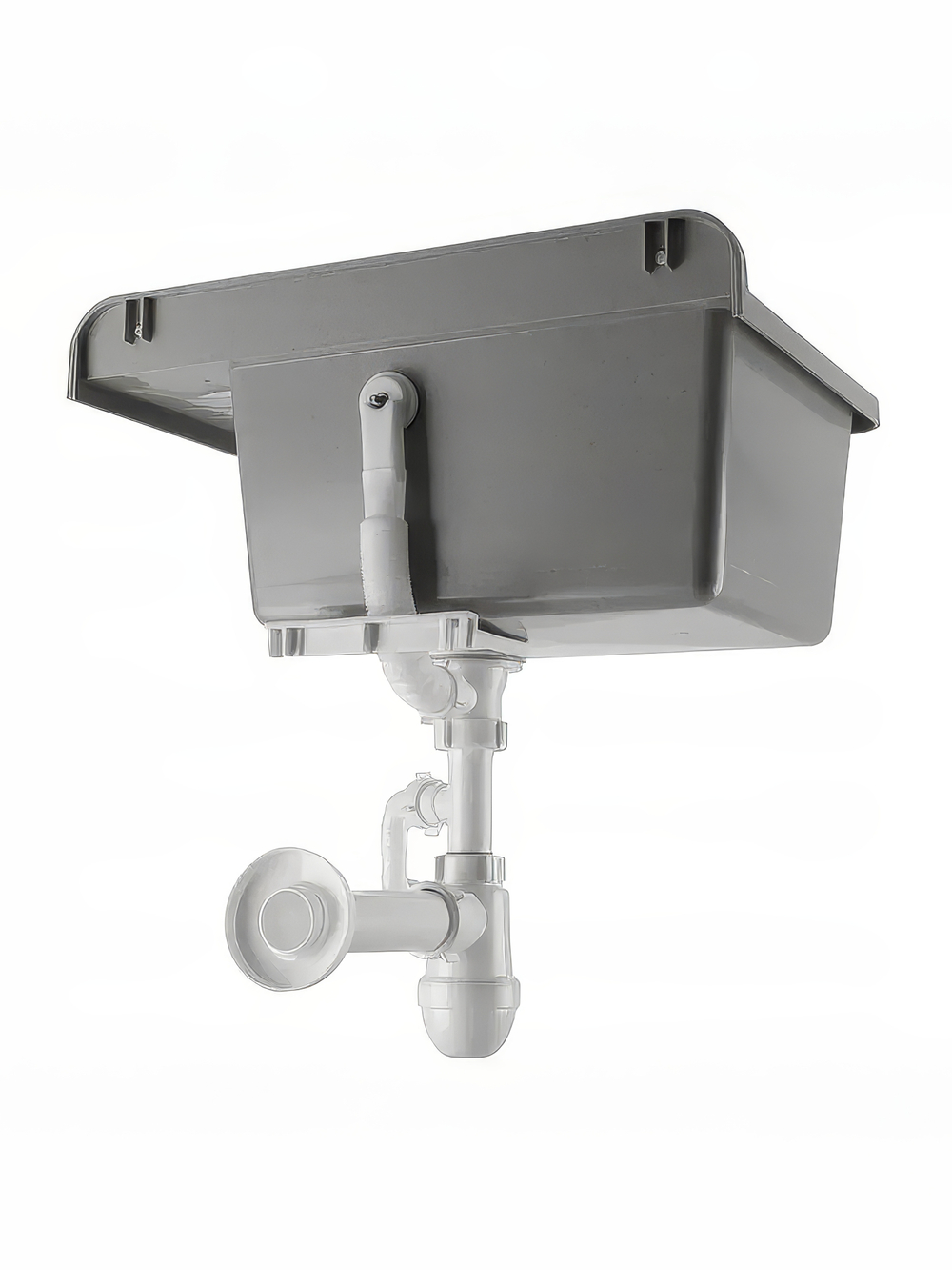 Пластиковая техническая раковина COMPACT GREY