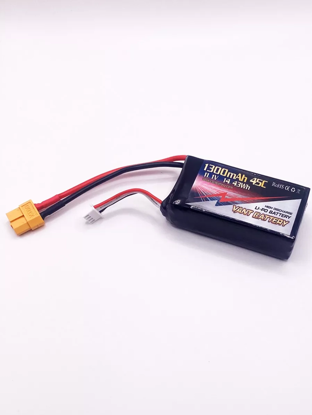 Аккумулятор Li-Po 11.1V 1300mAh 45C