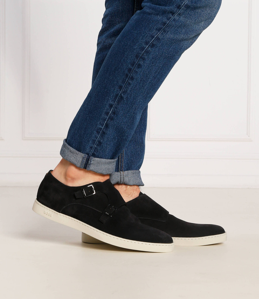 Кожаные броги devin_monk_sd BOSS BLACK - черный(50482033)