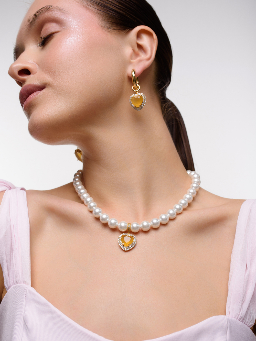 Серьги "Soul Yellow Matte" Gold