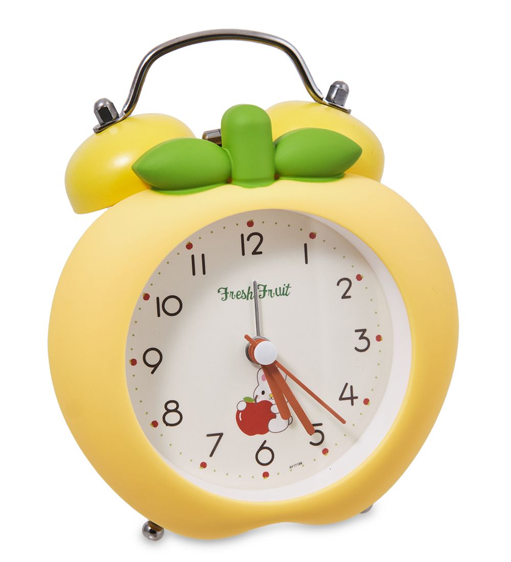 GAEM Art CL-67/2 Будильник «Яблоко» желтый