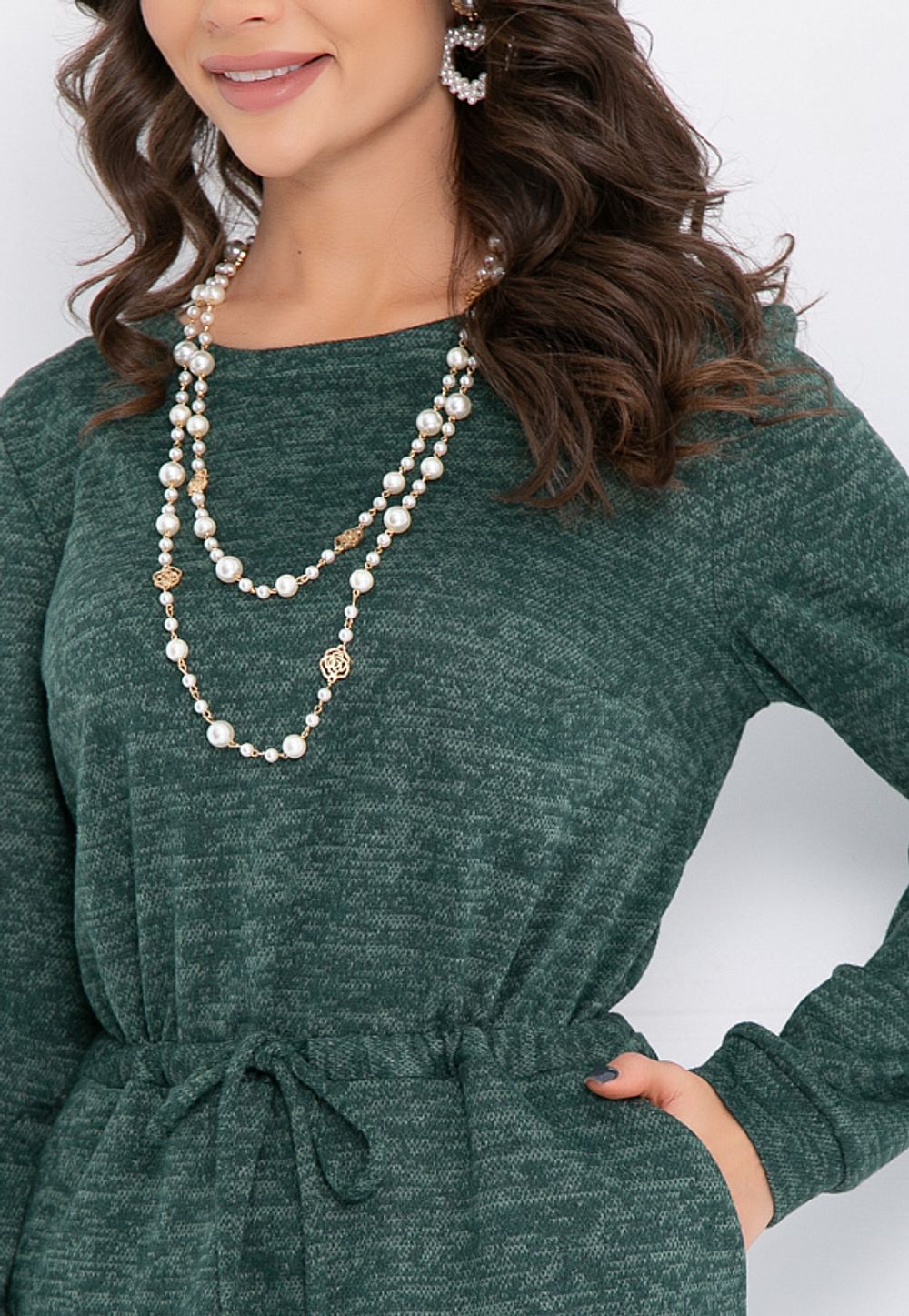 ПЛАТЬЕ АЛЬМОНТЕ (ГРИН) Bellovera (Акция)