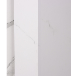 Портал Firelight Simple 25 белый мрамор