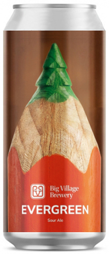 Пиво Биг Вилладж Эвергрин / Big Village Evergreen 0.45 - банка