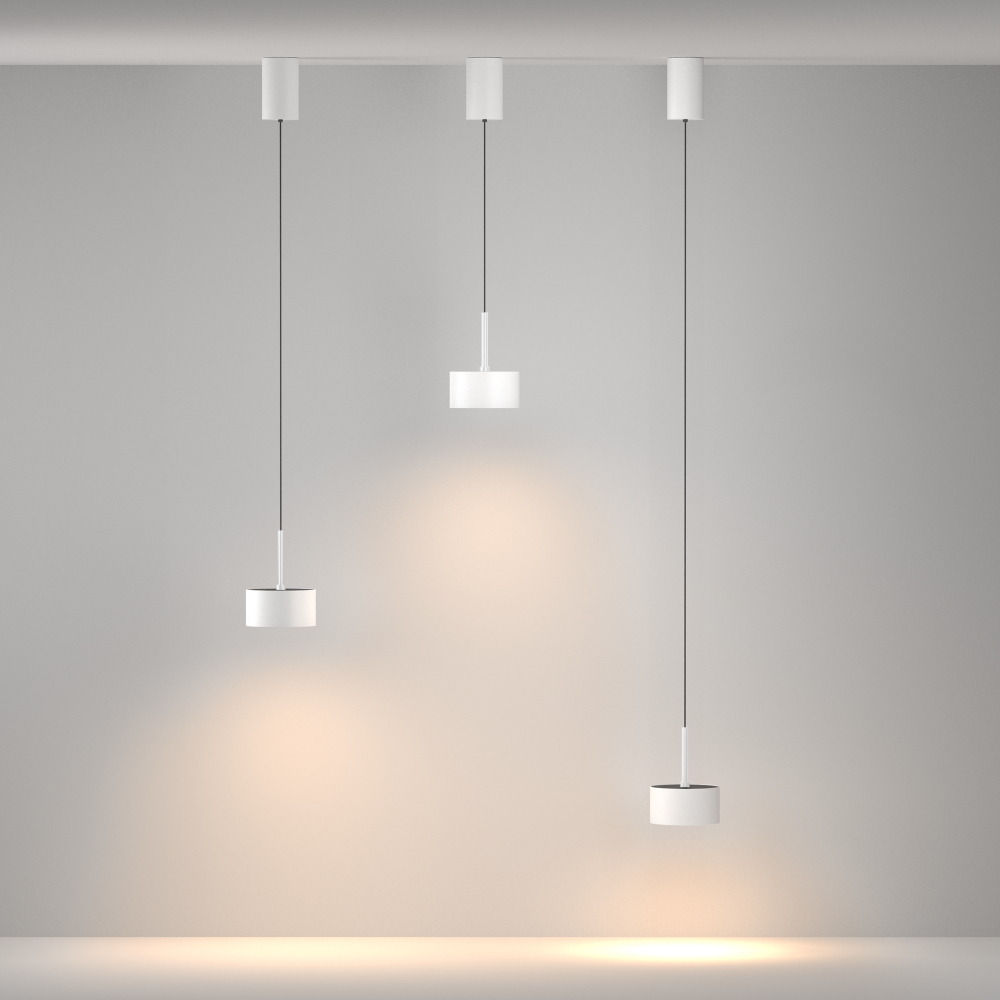 Подвесной светодиодный светильник Maytoni Glare P102PL-12W3K-W