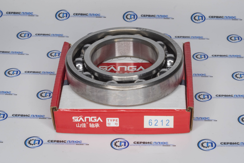 Подшипник проходного вала среднего моста 6212