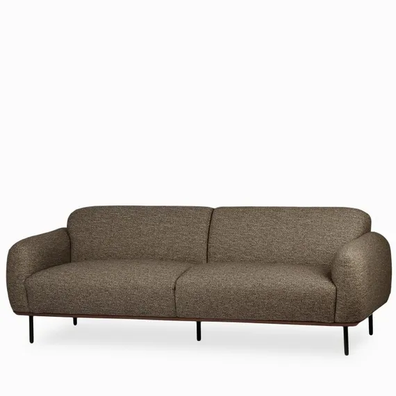 Диван Blocco 230 см, серо-коричневый