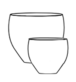 Кашпо, коллекция Urban, форма GIRO