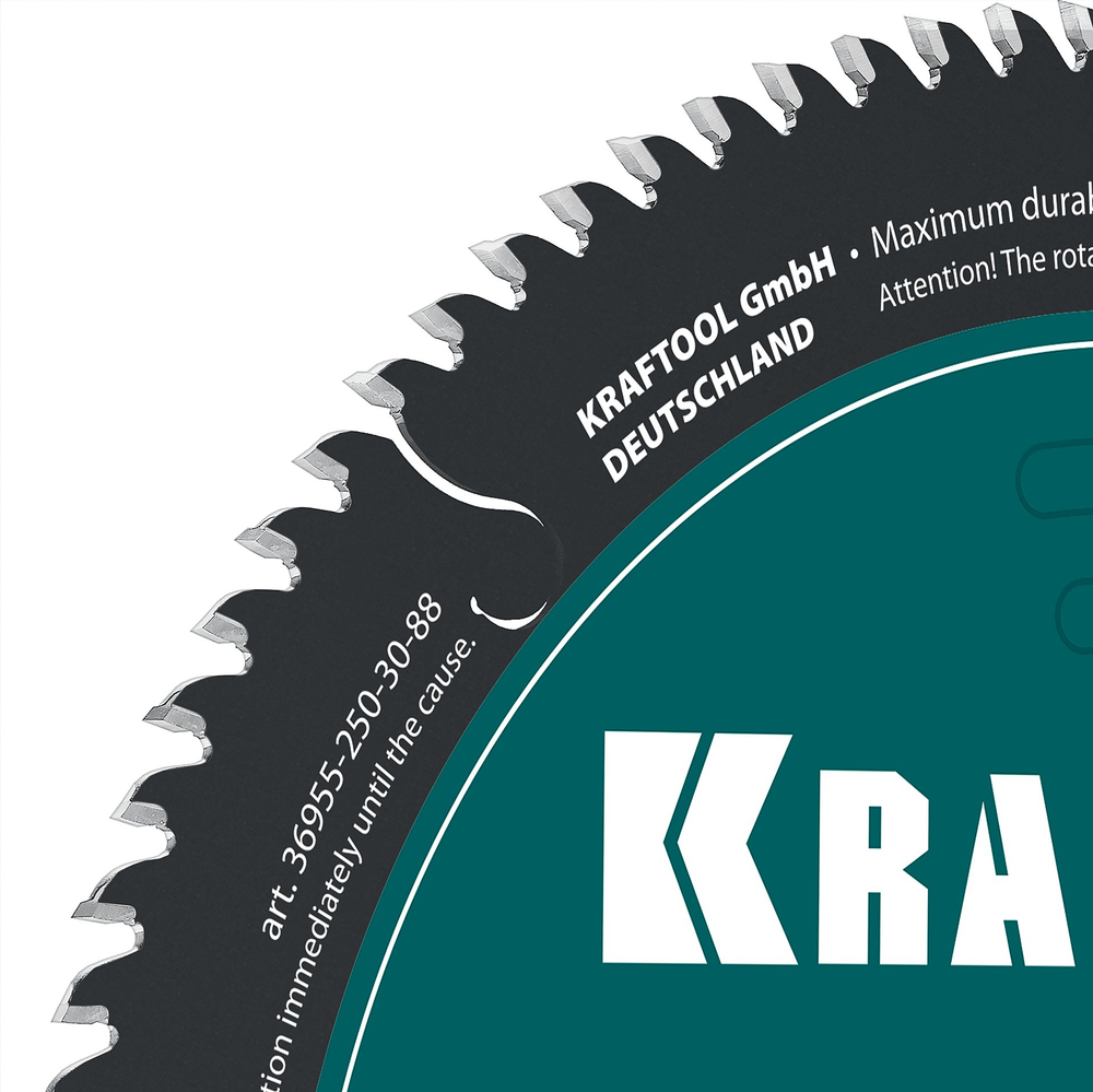 KRAFTOOL Slim wood cut 250 х 30 x 2.0 мм, 88Т, диск пильный по дереву, (36955-250-30-88)