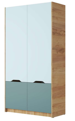 Комплект-5 RICH (КР-001+ШК-002) Дуб Крафт золотой / Кенди U9114 (УД) / Сумеречный голубой