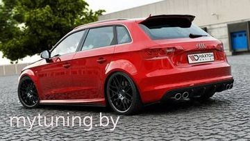 Сплиттеры бампера заднего боковые для AUDI A3 8V S-Line / S3 8V Hatchback / Sportback (13-...)