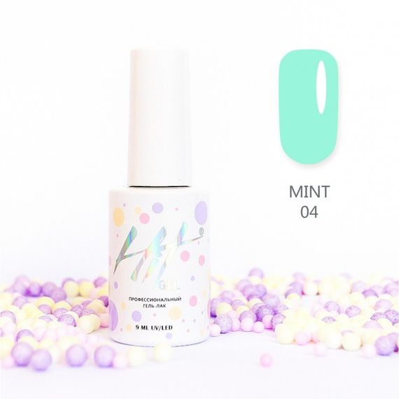 Гель-лак ТМ &quot;HIT gel&quot; №04 Mint, 9 мл