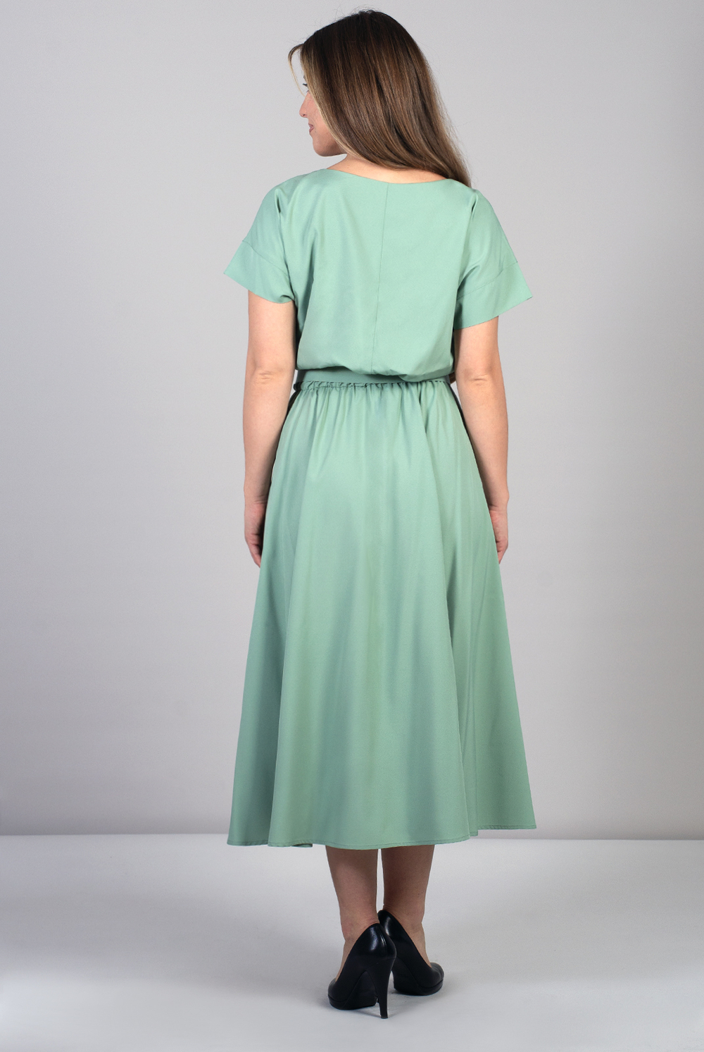 Платье женское 3989зп, шалфей #86Ш053989зп